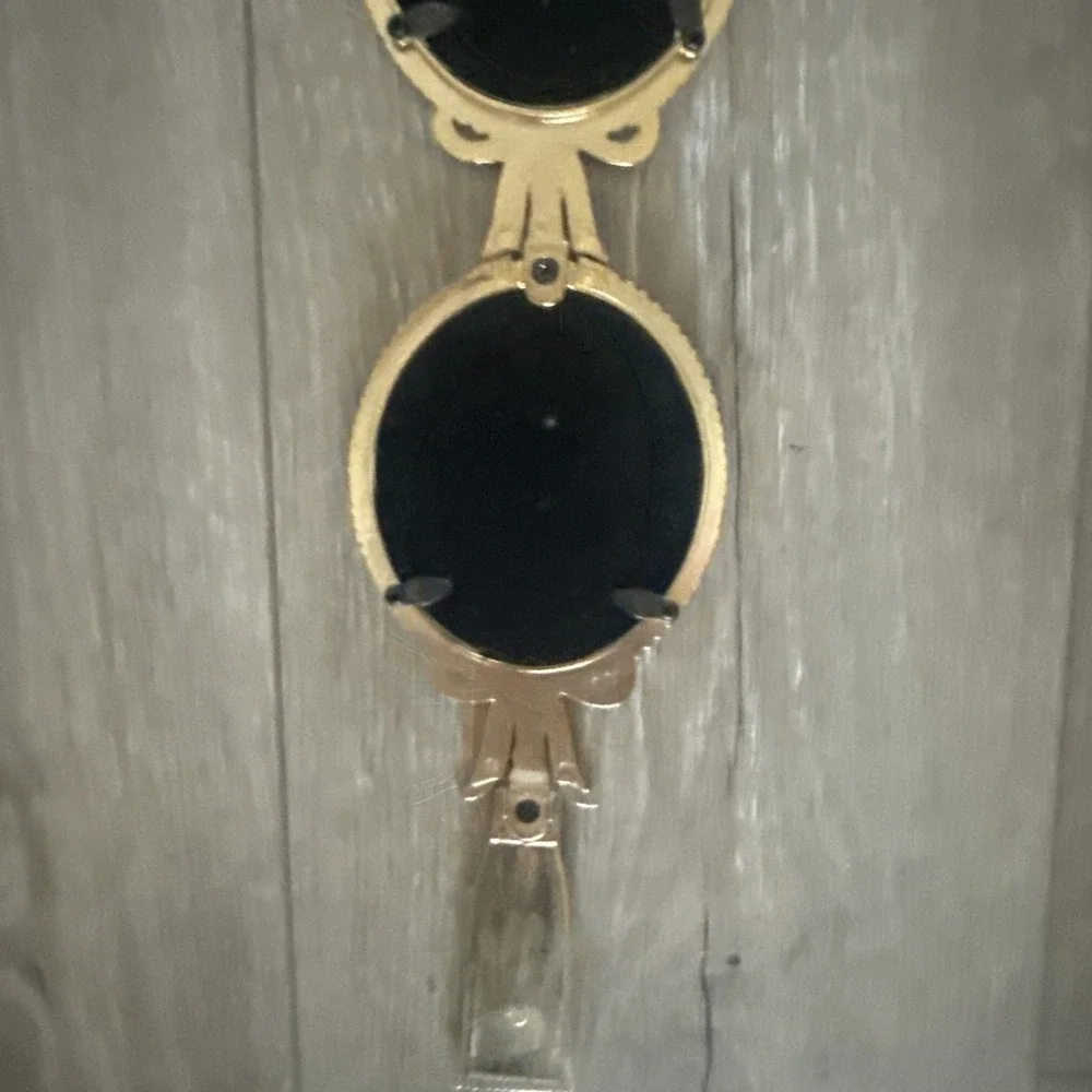Vintage Bombay Company 3-Tiered Gold Toned Hanging Picture Frames 2